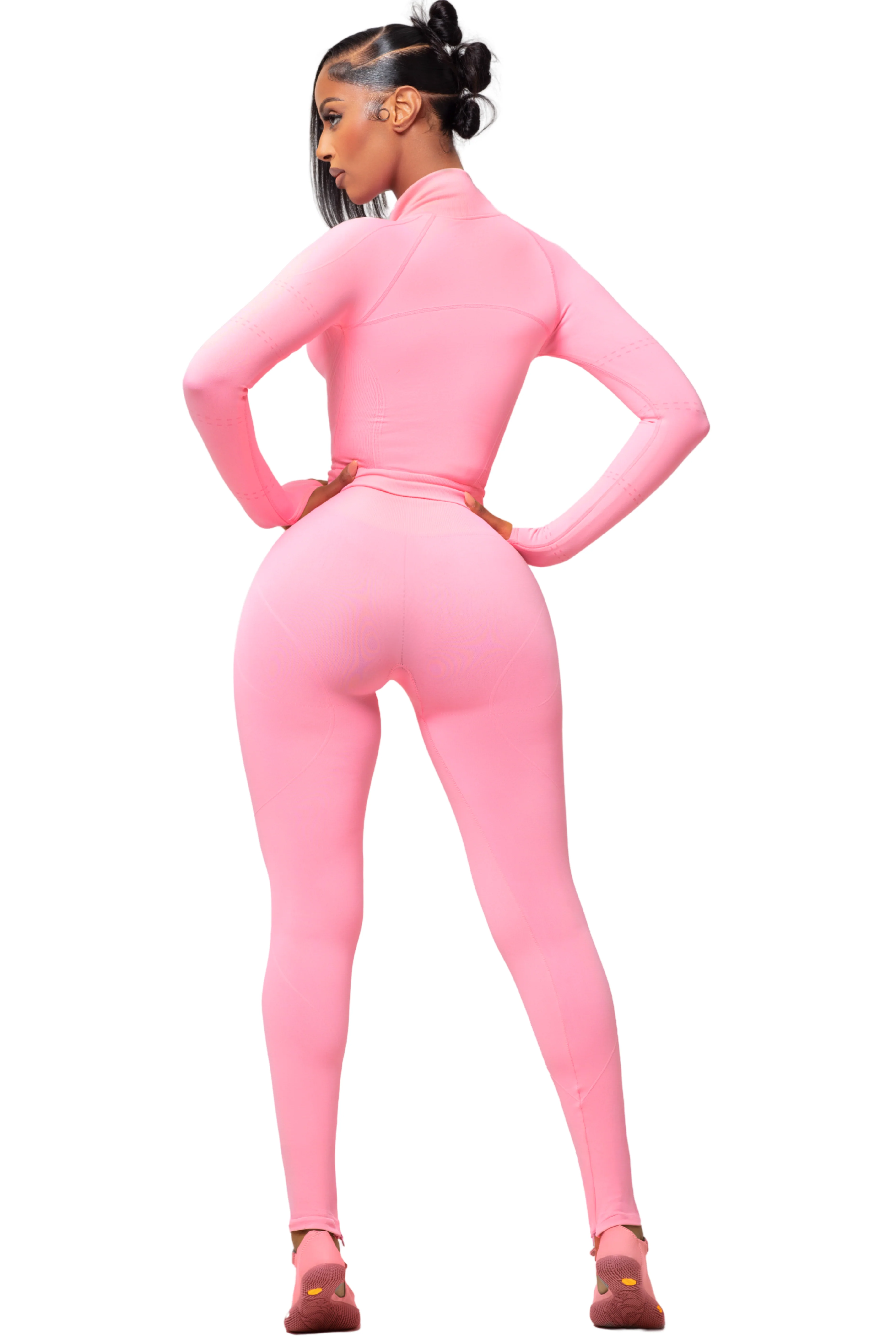 SCULPT BLUSH ZIP UP JACKET - Image 2